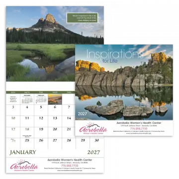Inspirations for Life Wall Calendar - Stapled